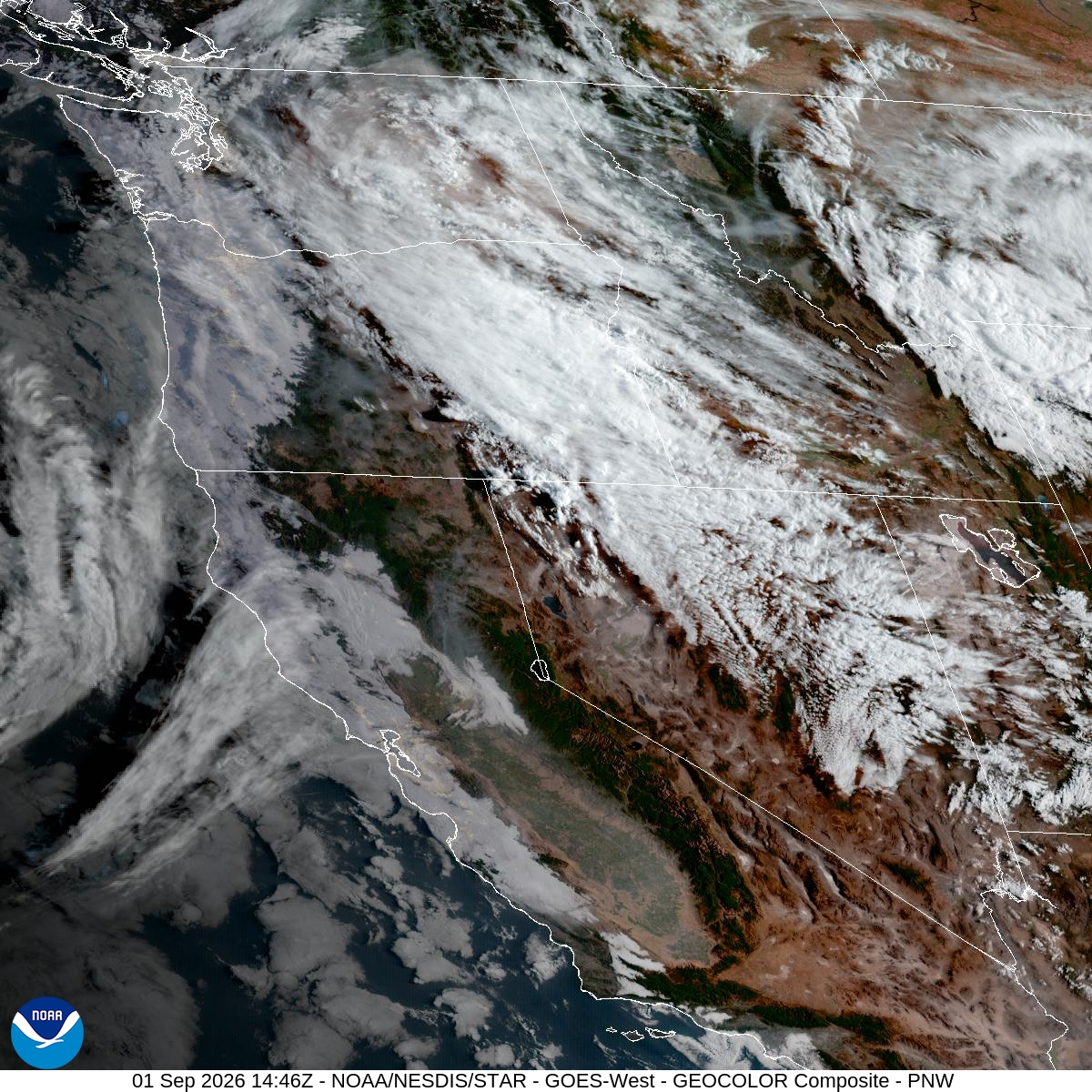 Satellite Imagery western US